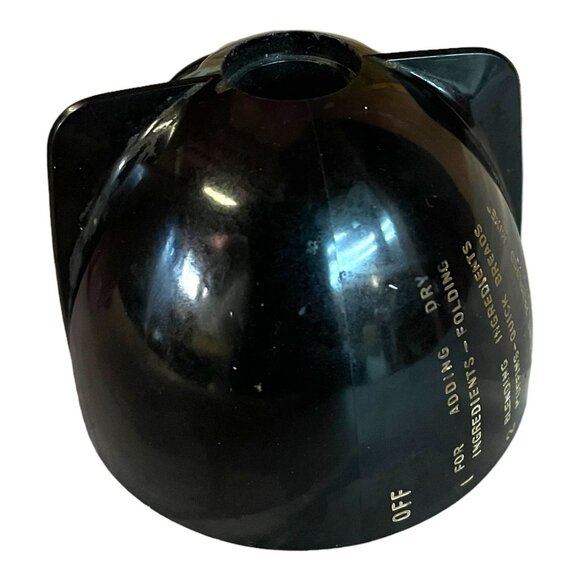 Vintage Sunbeam Mixmaster Model 11 Speed Dial Knob Black Replacement Mixer - Picture 9 of 10